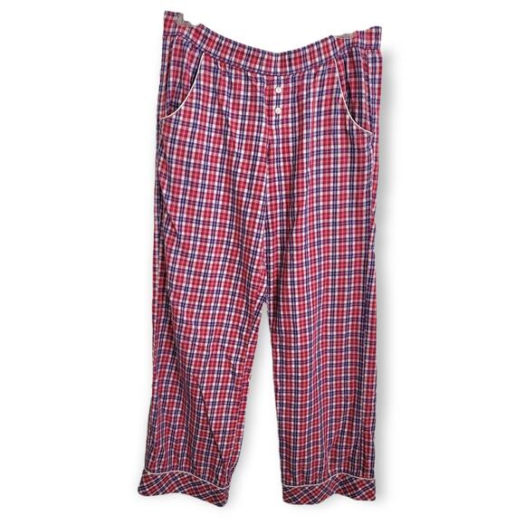 Victoria's Secret Soft & Comfy Pink Red Plaid Pajama Pants Size XS - Picture 1 of 6